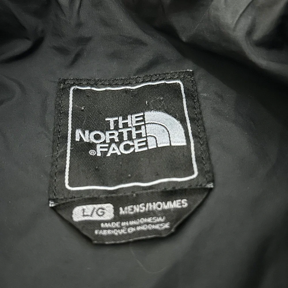The North Face Mack Moto Jacket Large Black Quilted Full Zip Insulated Puffer